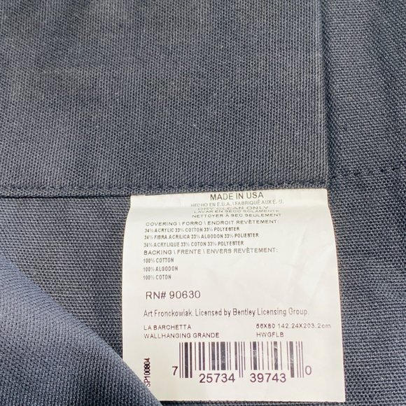 La Barchetta Stone Walkway Bridge Grande Tapestry Wall Hanging Art Fronckowiak - Picture 2 of 2